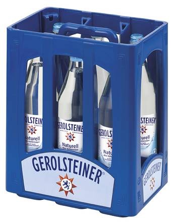 Gerolsteiner naturell 6x1,00l Glas