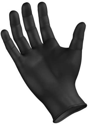 Einweghandschuhe schwarz Gr. L, 100 Stück
