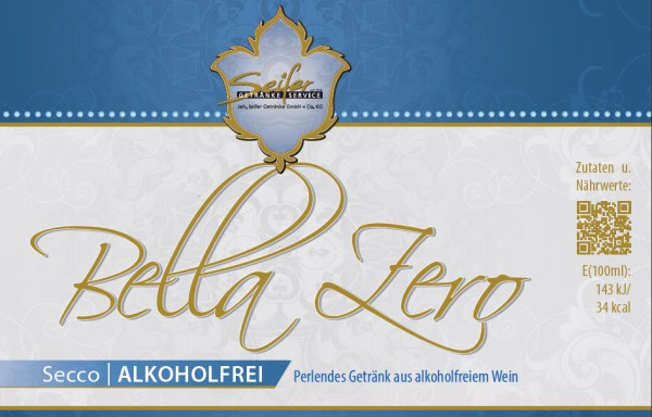 Secco "Bella zero" weiß 0,75l